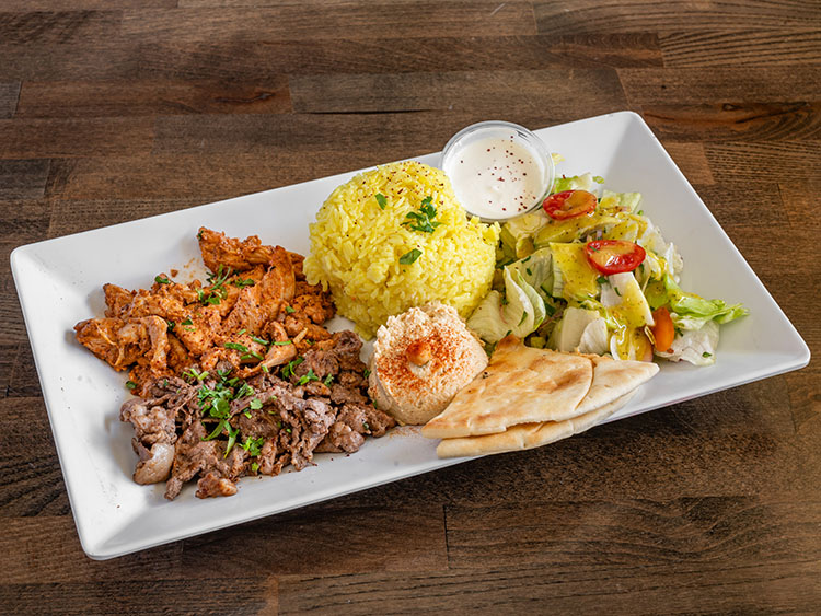 Combo Meat Shawarma Plate